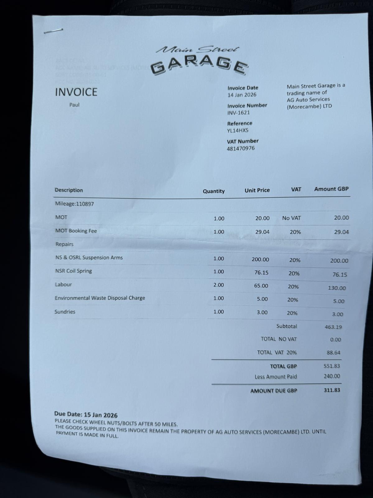 
								2014 Mazda 6 SE-L NAV 2.0i full									
