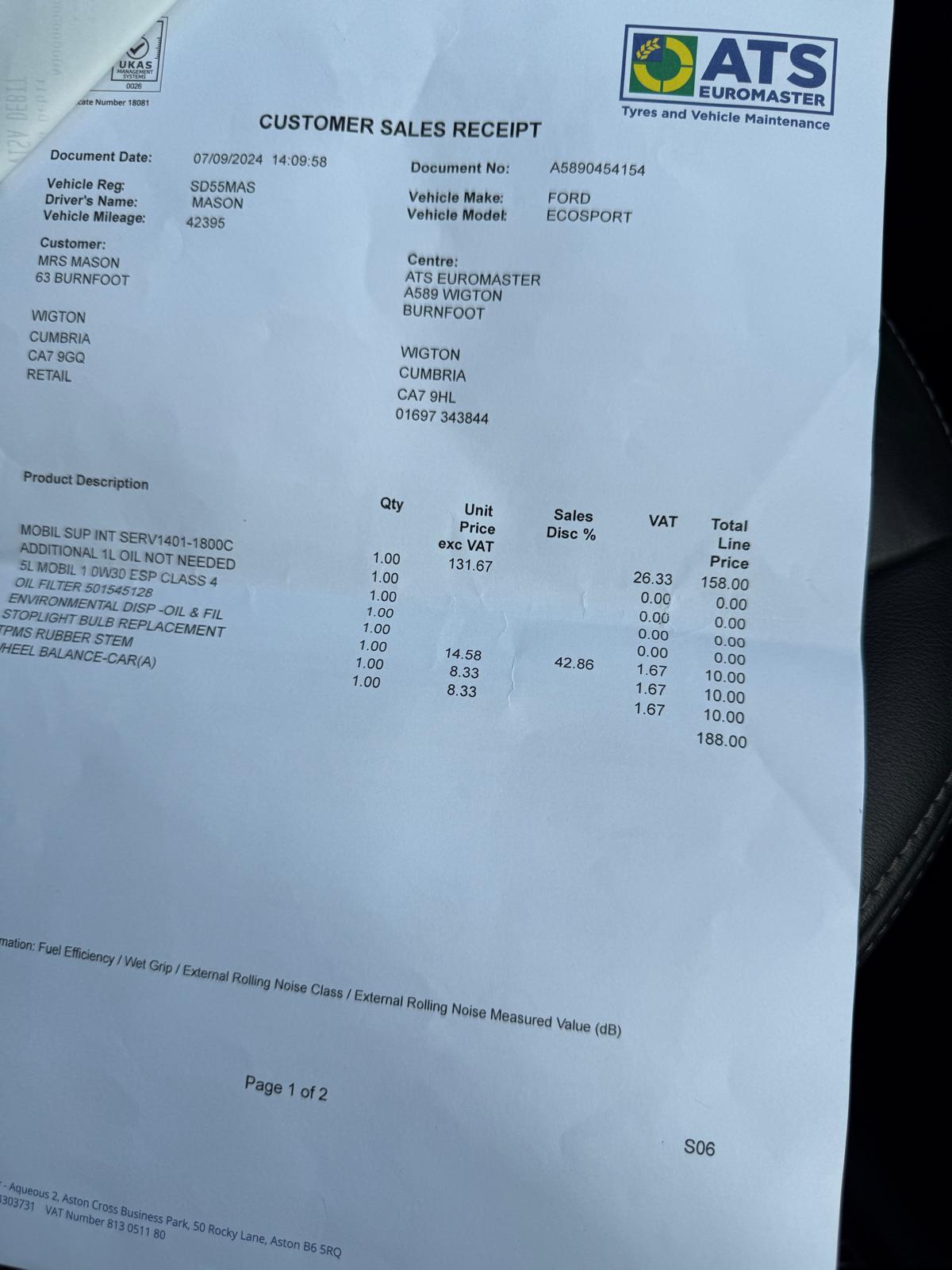 
								2017 Ford EcoSport 1.5 TDCi Titanium full									