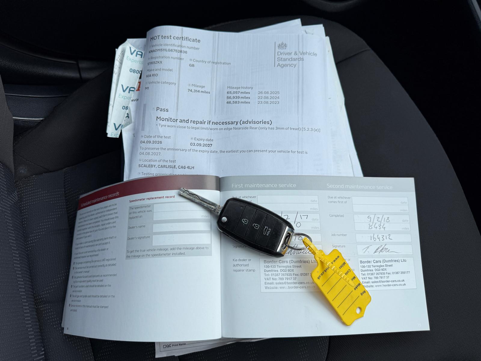 
								Kia Rio 1 Air 1.25 5dr full									